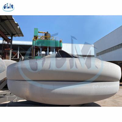 China SS304 Torispherical Dish Head with Diameter of 1500mm and Thickness of 5mm en venta
