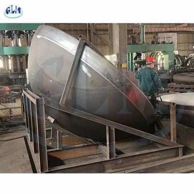 China Carbon Steel Pressure Vessel Dish Heads 20mm Thickness for sale