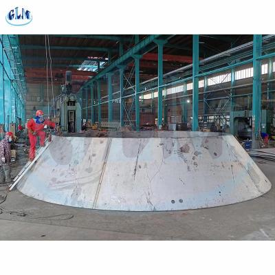 China Diameter 6000mm Stainless Steel Conical Head For Industrial for sale