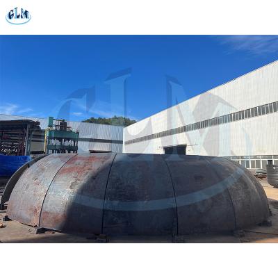 中国 炭素鋼リアクター タンクのための円錐タンク頭部9500mmの直径 販売のため