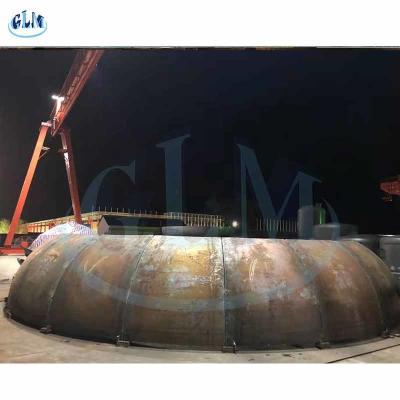China 8600mm Diameter Conical Tank Head Dish Head For Tank Fabrication for sale