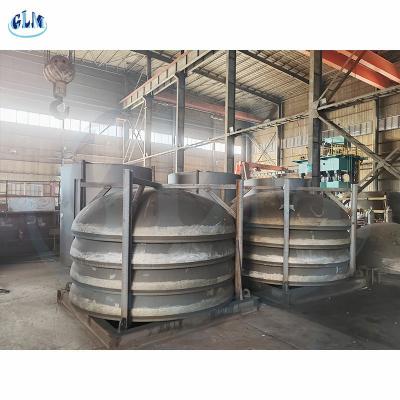China Heet het Vormen zich Drukvat Scheef Hoofd Elliptisch Hoofd met 15mm Dikte Te koop