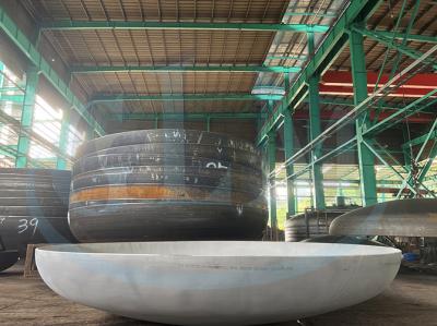 China cabeza del plato del acero inoxidable 304L Torispherical del grueso del diámetro 14m m de 4200m m en venta