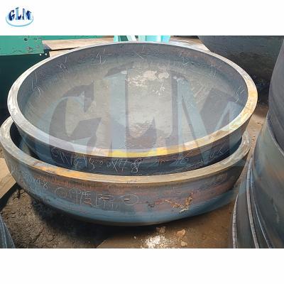 China Cabezas elipsoidales del 2:1 del acero de carbono modificadas para requisitos particulares por proceso o presionar de giro en venta