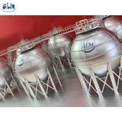 China Stainless Steel LPG Spherical Storage Tank , Dish Head for sale