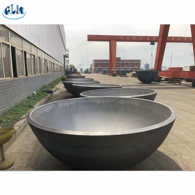 China Carbon Steel Pressure Vessel Head Asme Dished Head 2590mm Diameter 88mm Thickness for sale