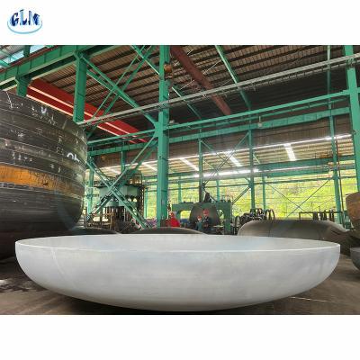 China Extremos de plato torisférico de 4200 mm de diámetro, cabezales de código ASME para uso industrial en venta