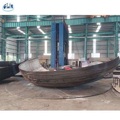 China 40mm Thickness Carbon Steel Ellipsoidal Dish Head 2:1 Elliptical Head With 8000mm Diameter for sale