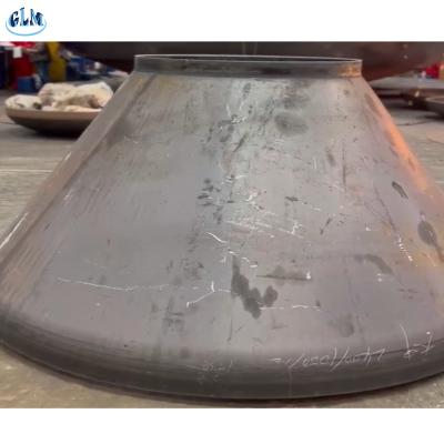 China High Quality Carbon Steel Conical Head Conical Tank for Customizable Liquid Storage for sale