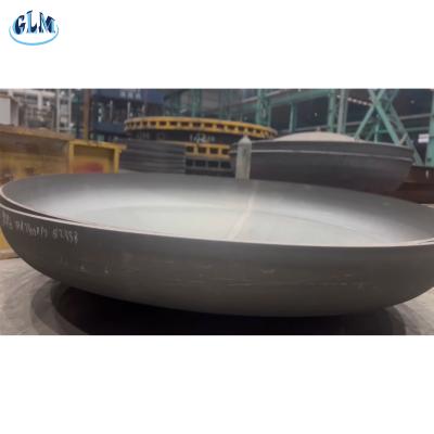 China Q235B Carbon Steel Torispherical Dished Head End With Heat Treatment And High Standar for sale