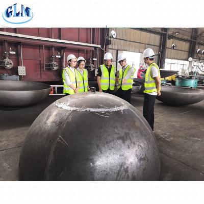 China Ellipsoidal ANSI 300mm Carbon Steel Pipe Caps Welded Pressure Vessel Dished Ends for sale