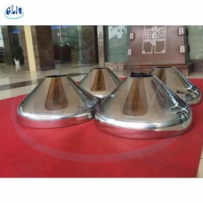 China 89mm Conical Tank Heads Stainless Steel Dished Ends OHSAS18001 for sale