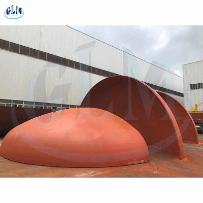 China PED 300MM 1.5M Semi Elliptical Head Pressure Vessel Dished Ends Dome End Cap for sale
