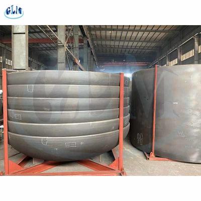 China PED Spherical Asme Flanged And Dished Head For Boilers Pressure Vessels 2mm for sale