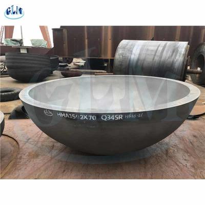 Китай Головы бака полусферической формы Q345R слабые стальные эллиптические проставляют размеры 1592MM x 70 MM продается