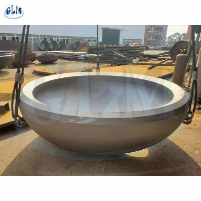 China 89MM 100MM Hot Pressing Semi Elliptical Head ASME Pressure Vessel Dome Ends for sale