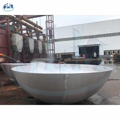 China Cabeças Hemispherical de aço inoxidável do tanque de SA516gr70n 304L 316L semi Ellipsoidal à venda