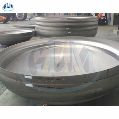 China 89mm 1000mm Carbon Steel Stainless Tank Heads Pressure Vessel Dished Ends for sale