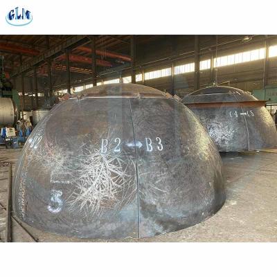China 201 Stainless Steel 89mm 1000mm Torispherical Dished End Hemispherical Heads For Bolier for sale
