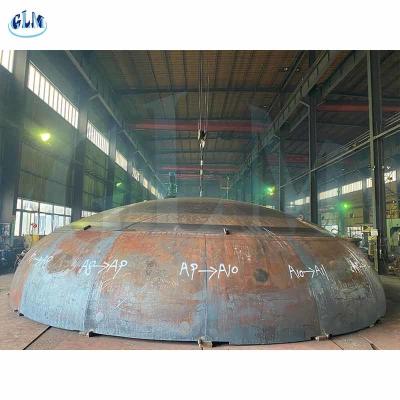China Cabezas hemisféricas del tanque de Q235B SS304 800m m que forman el hemisferio de acero en venta