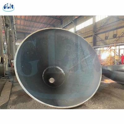 China 2mm 89mm ASME Project Conical Tank Heads Stainless Steel Dished GB for sale
