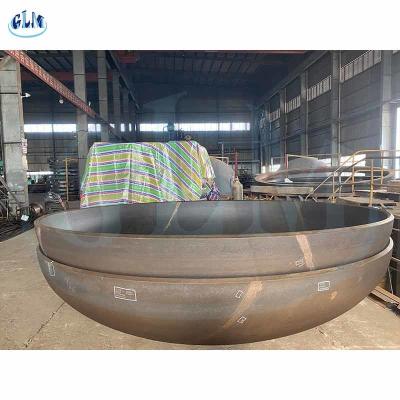 Chine les têtes bombées d'acier inoxydable de soufflage de sable de 8000mm ASME pression des extrémités de dôme de récipient à vendre