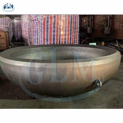 China S275JR formado elíptico elíptico de la cabeza 2 a 1 del plato del tanque de la caldera del PED de 2m m en venta