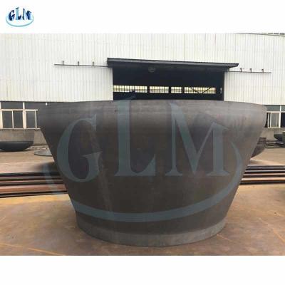 China 3000MM PED Cone Head Asme Ellipsoidal Head Dimensions Dish Ends For Pressure Vessel for sale