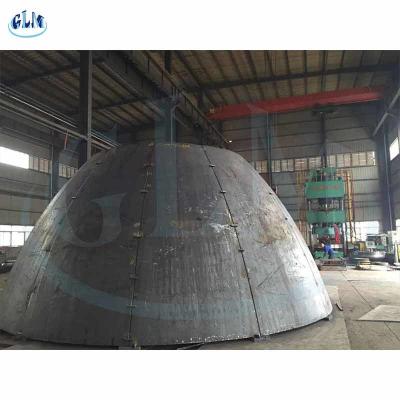 China Black 36in Mild Steel Torispherical Dished Head Pressure Vessel Ends ISO9001 for sale