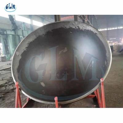 Chine chapeau principal elliptique d'embout de tuyau de couronne sphérique de 600mm inoxydable pour le tube en acier à vendre