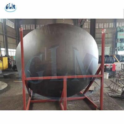 China El foso dúctil del extremo de las cabezas esféricas de SS304 3m m cubre el tanque elipsoidal del metal de 100m m en venta