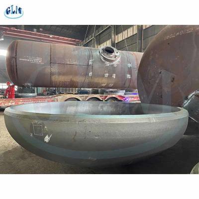 China SS304L DIN Vessel Ellipsoidal Dished End Q235 End Cap For Storage Tanks for sale