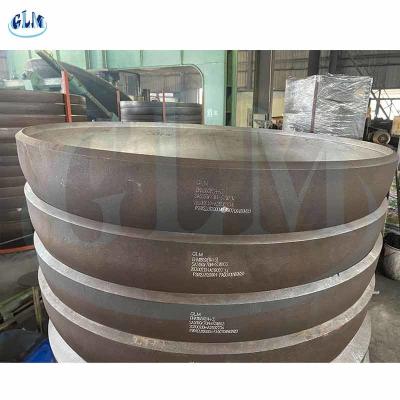 China Q235 89mm 100mm Torispherical Carbon Steel Semi Elliptical Head For Pipe Fittings for sale