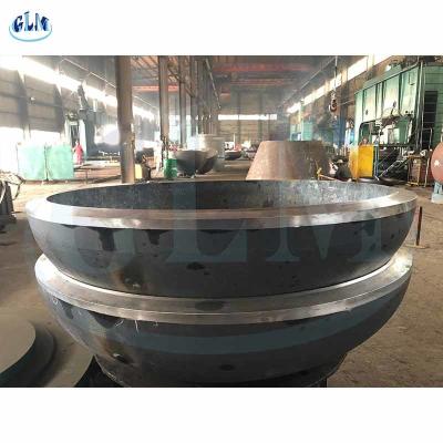 China BQ Elliptical 350mm Pressure Vessel End Steel Pipe Caps Welded Heating Resisting 10000mm for sale