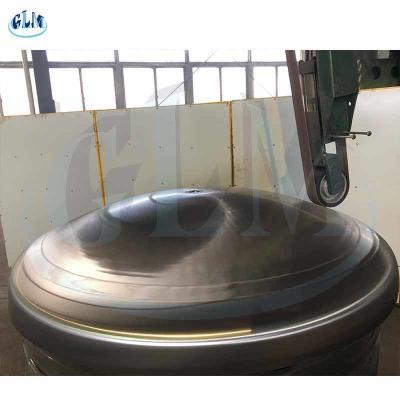 China ANSI Grade 2 Titanium Stainless Steel Torispherical Dished Head Ends for sale
