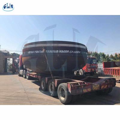 중국 200 밀리미터 10 밀리미터 타원체 탄소강 접시형 헤드들 압력 용기 ASME 판매용