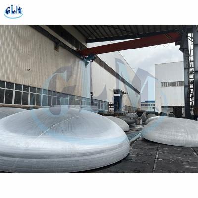 China 2800 * 12mm 316 Stainless Steel Dish Head For Thermal Energy Storage Tanks for sale