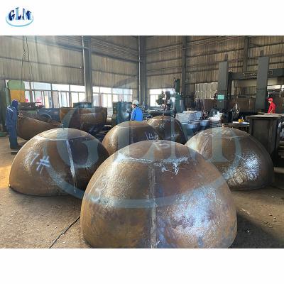 Китай 3800 * головы бака полусферической формы 70 mm SA516 для боилеров & сосудов под давлением продается
