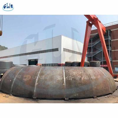 China Explosion Bonded 2/1 Elliptical EHA Pressure Vessel Clad Head For Condenser for sale