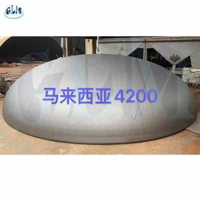 China SA516 Gr70 Carbon Steel Elliptical Dished Head 4200 Diameter 30mm Thickness for sale