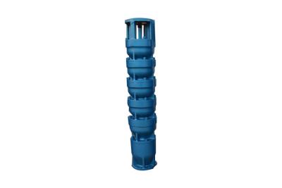 China 37kw 50hp Blue Electric Deep Well Submersible Pump 37 Kw 50 Hp For Water Supply System for sale