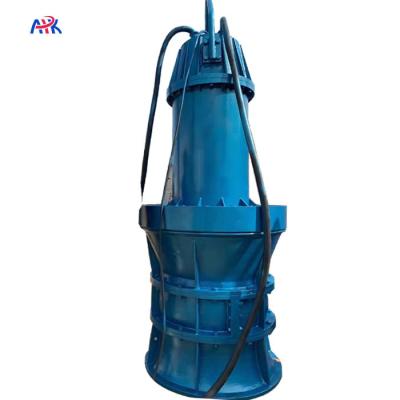 China Electric Submersible Propeller Axial Flow Pump Station Flood Water 2000lps 6 M TDH for sale