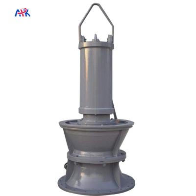 China Cast Iron Submersible Propeller Axial Flow Pump Flood Water 1500Lps for sale