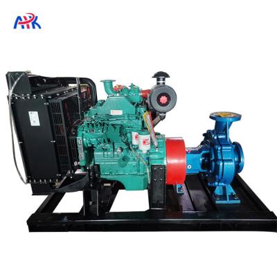 Chine 135 m3/h 50 mètres de moteur diesel à eau de pompe de système centrifuge d'irrigation par égouttement à vendre