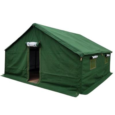 China Virus Isolation Emergency Shelter Tent , Green Military Disaster Relief Tent for sale