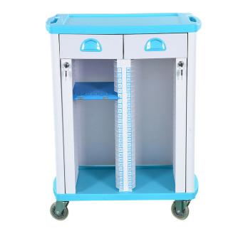 China Hospital Medical Storage Cabinets On Wheels , Assembled Medical Chart Cabinets for sale