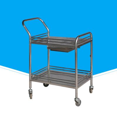 China Metal / Electrolytic Plate Hospital Trolley Durable For Surgical Instrument for sale