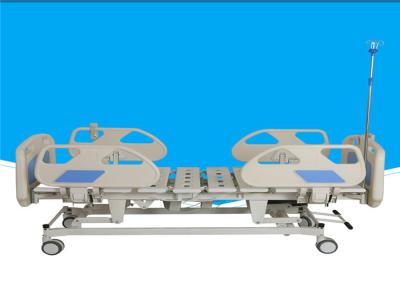 China 3 Functions ICU Electric Hospital Bed Height Adjustable Metal Material for sale