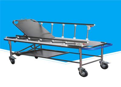 China Folding Patient Transport Stretchers Portable ，With Double Caster Wheels for sale