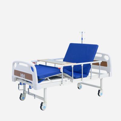 China Manual Multifunctional Hospital Patient Bed Paralysis Turning Lift With Stool Hole for sale